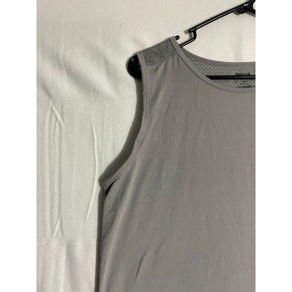 Reebok Womens Plus Size 2XL Tank Top Sleeveless T Shirt Gray Athleisure - Picture 2 of 9